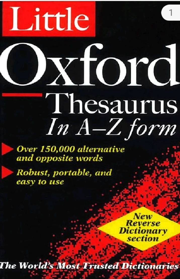 Oxford Thesaurus In A-Z Form