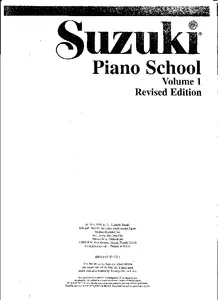 Suzuki Piano School: Vol 01