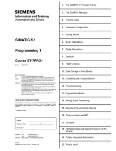 Simatic Manager Programming Training 1
