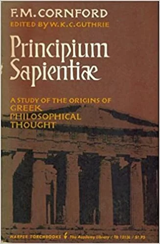Principium Sapientiae: The Origins of Greek Philosophical Thought