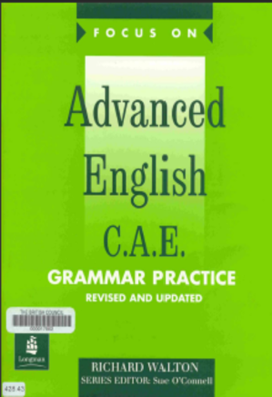 Advanced English CAE-Grammar Practice