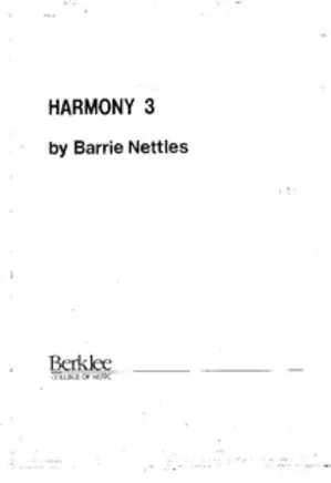 Berklee College of Music: Harmony 3