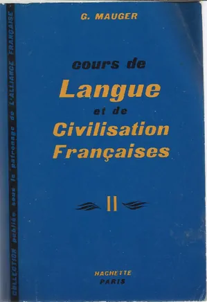 course de langue et de civilisation francaises