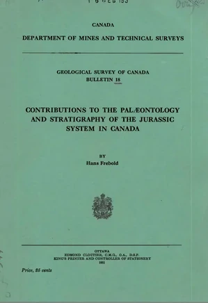 Contributions to the paleontology and stratigraphy of the Jurassic System in Canada
