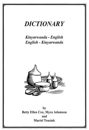 Kinyarwanda - English English - Kinyarwanda Dictionary