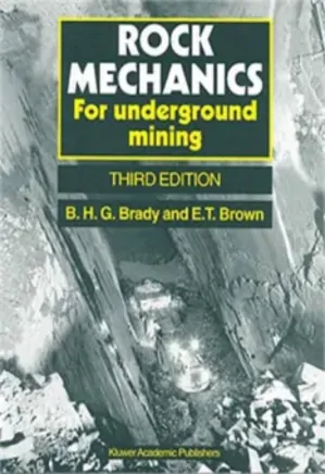 Rock Mechanics for underground mining