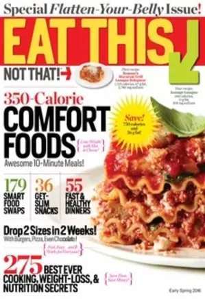 Food Magazines Bundle - Eat This Not That! - Spring 2016
