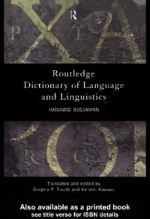 Dictionary of Language and Linguistics