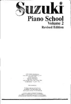 Suzuki Piano School: Vol 02