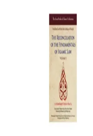 Reconciliation of the Fundamentals of Islamic Law: Al-Muwafaqat fi Usul al-Shari'a, Volume I