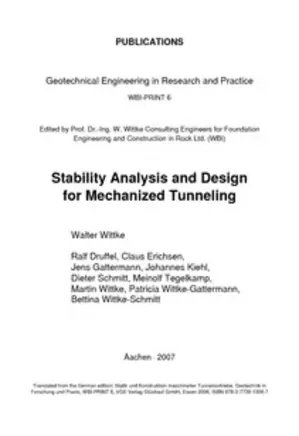 Stability Analysis and Design for Mechanized Tunneling