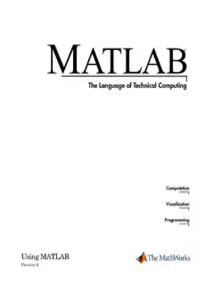 MATLAB - The Language of Technical Computing