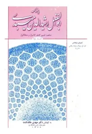 یادنامه ابوالفضل رشیدالدین میبدی - جلد 2