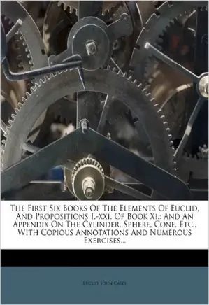 The first six books of the Elements of Euclid