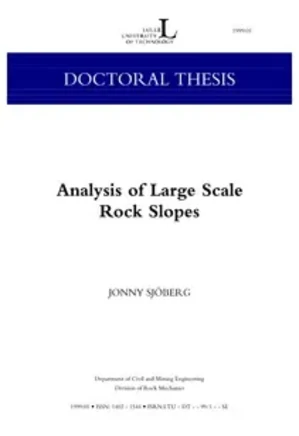 ANALYSIS of Large Scale Rock Slopes