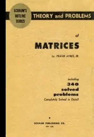 Matrices - schaum's series