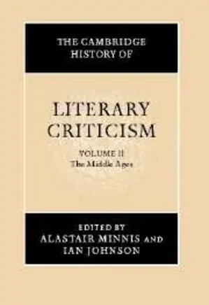 The Cambridge History of Literary Criticism Volume 2: The Middle Ages