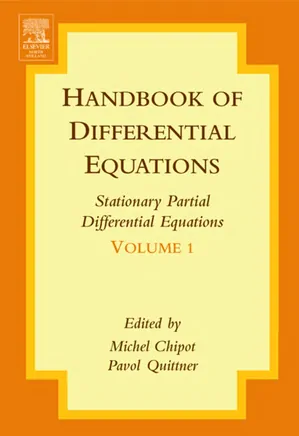 Handbook Of Differential Equations: Volume 1