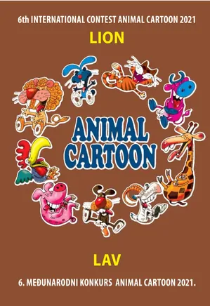 6th International Contest Animal Cartoon 2021: Lion, Lav