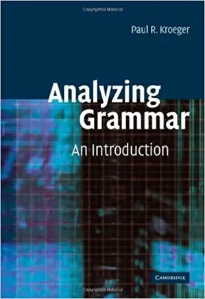 Analyzing Grammar An Introduction