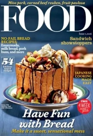 Food Magazines Bundle - Food Magazine Issue 1 - 2016  PH