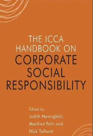 The ICCA Handbook On Corporate Social Responsibility