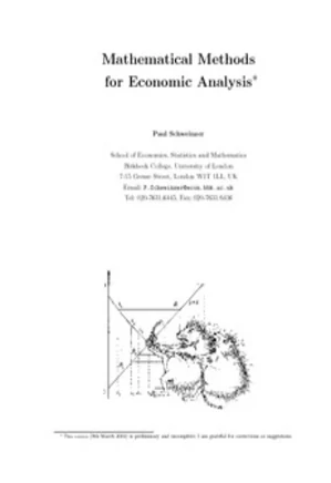 Mathematical Methods for Economic Analysis