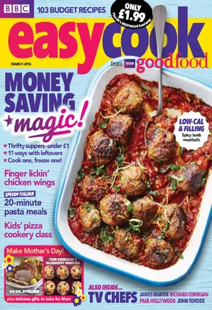 Food Magazines Bundle - BBC Easy Cook - March 2016