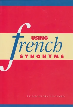 Using French Synonyms